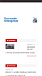 Mobile Screenshot of economie-entreprises.com